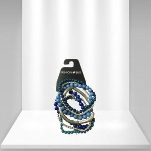 Women's Jewelry Accessories Fashion Bug Blue Boho Beaded Bracelet With Tag